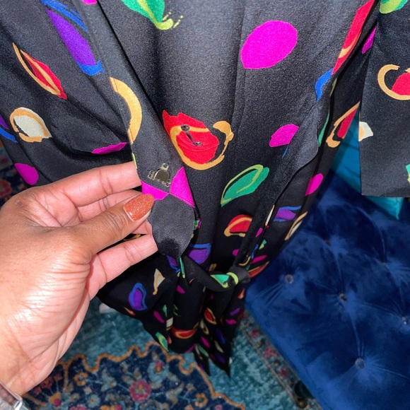 Albert Nipon Vintage Wrap Dress - Picture 3 of 4